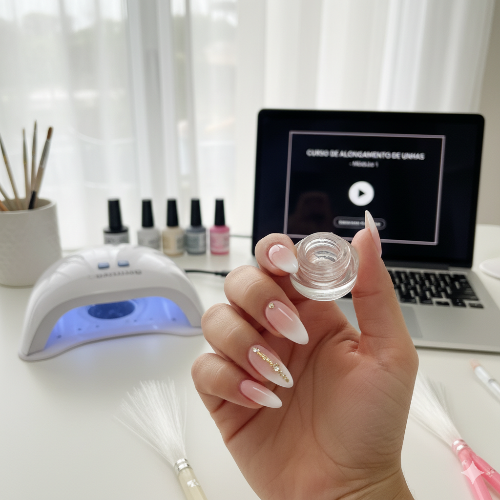 Curso Online Completo de Alongamento de Unhas