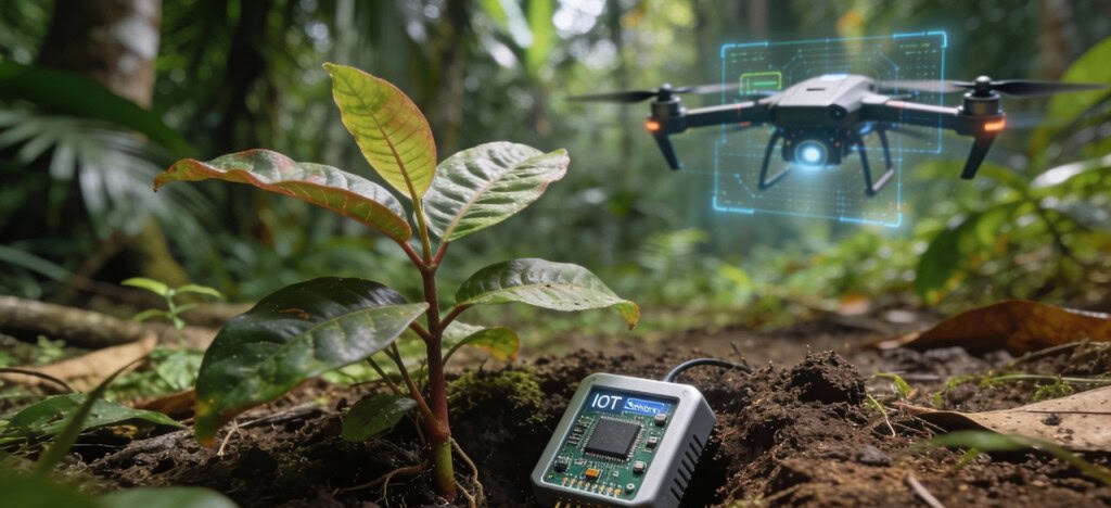 Como IA, Drones e IoT Estão Revolucionando a Conservação de Plantas Raras no Brasil - Imagem do artigo original